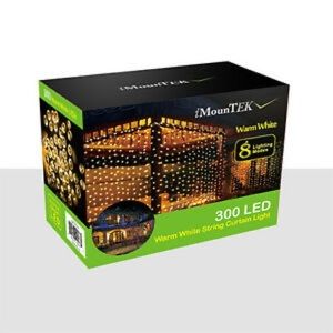 💡 Warm White String Light Curtain 💡